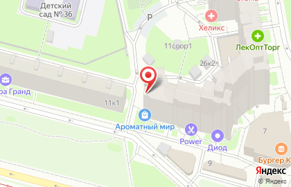 Супермаркет 2 шага на Коломяжском проспекте на карте