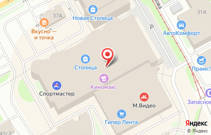 Салон MobiStar в Индустриальном районе на карте