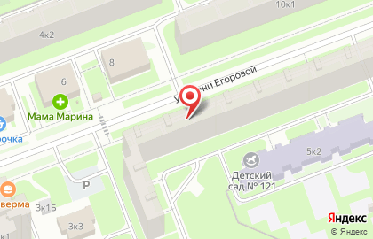 Фотосалон 3DPiter на улице Жени Егоровой на карте