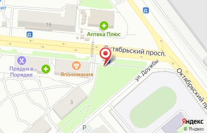 Компания Дачный мир на Октябрьском проспекте на карте
