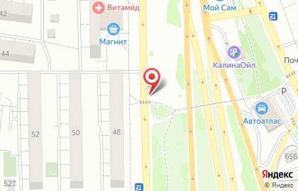 Автостоянка на ул. Героев Сибиряков, 48а на карте