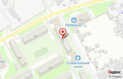 Супермаркет Магнит на улице 30 лет Октября на карте