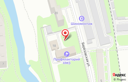 Интермед на Берёзовской улице на карте