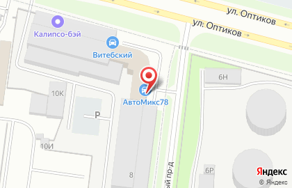 Север Плюс на улице Оптиков на карте