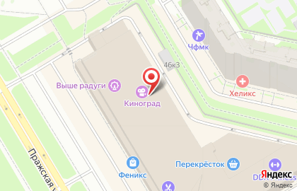 Банкомат Банк Санкт-Петербург в Фрунзенском районе на карте