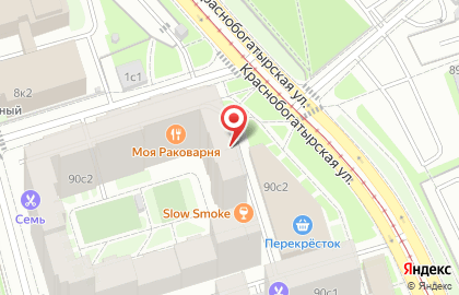 Пиццерия Додо Пицца в Москве на карте
