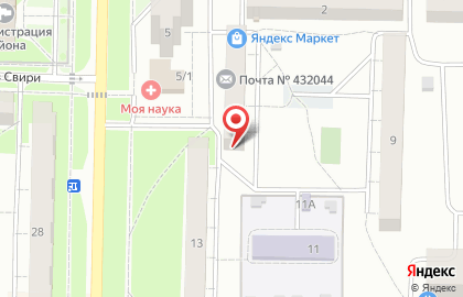 Опорный пункт полиции на Хрустальной улице на карте