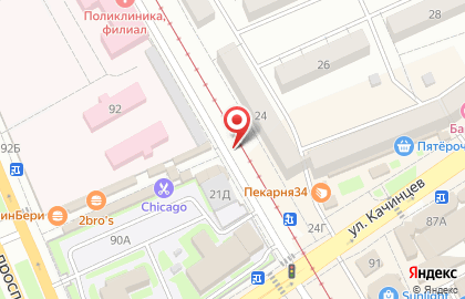 Мясокур в Дзержинском районе на карте