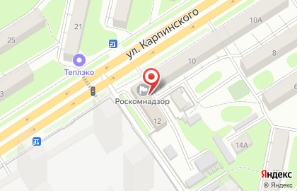 Управление Федеральной службы по надзору в сфере связи, информационных технологий и массовых коммуникаций по Пензенской области на карте