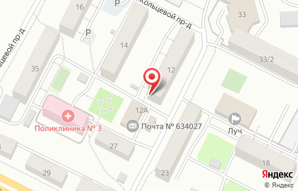 Магазин хозяйственных товаров Мастерок в Кольцевом проезде на карте