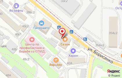 Сеть супермаркетов Фреш25 в Первомайском районе на карте