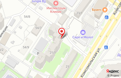 Торговый дом Прайд в Советском районе на карте