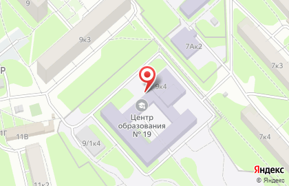 Центр образования №19 в Центральном районе на карте
