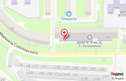 Производственная компания Лакос на улице Маршала Соколовского на карте