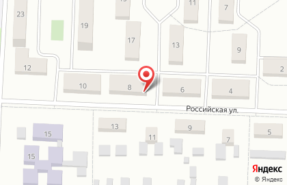 Парикмахерская Красотка на Российской улице на карте