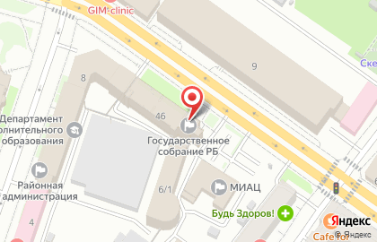 Государственное Собрание-Курултай Республики Башкортостан на улице Заки Валиди на карте
