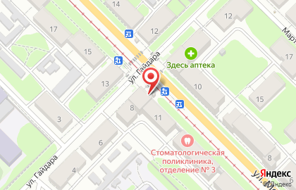 Продуктовый магазин Лоза в Пролетарском районе на карте