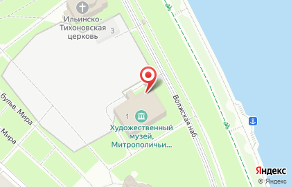 Митрополичьи палаты на карте