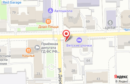 100ловая на Преображенской улице на карте