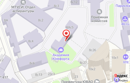 Школа Китайгородской на Авиамоторной на карте