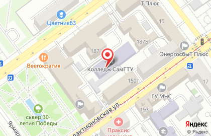 СКСП на Галактионовской улице на карте