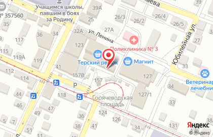 Магазин Хлебный на площади Ленина на карте