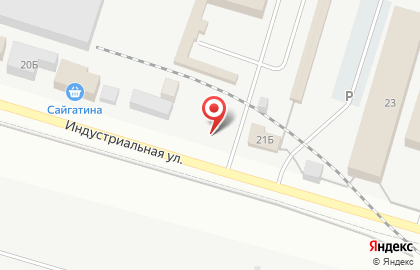 Мясной магазин на Индустриальной улице на карте
