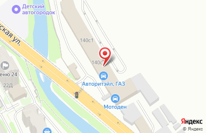 Торгово-сервисный центр Авангард в Центральном районе на карте