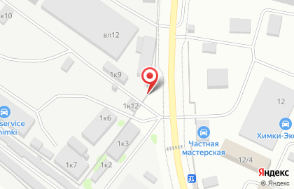 Шиномонтажная мастерская в Коммунальном проезде на карте