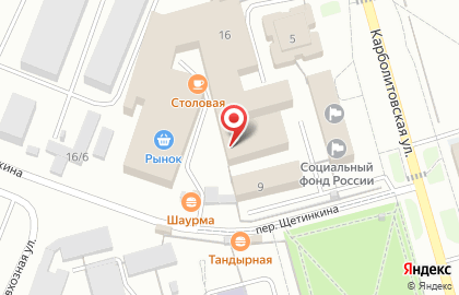 Губернский сельский рынок на карте
