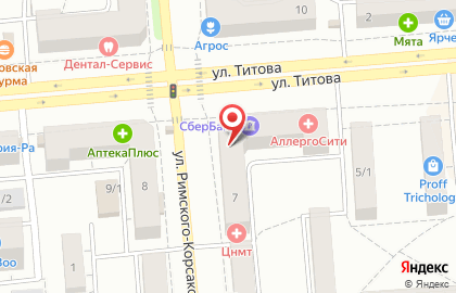 Магазин больших суши Мега Суши на площади Карла Маркса на карте