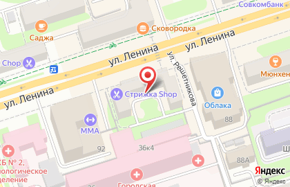 Скань в Дзержинском районе на карте