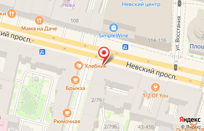 Фирменный магазин Алёнка в Санкт-Петербурге на карте