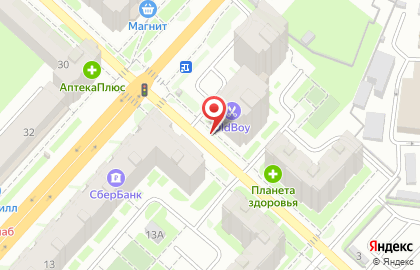 Продовольственный магазин Валенсия в Великом Новгороде на карте
