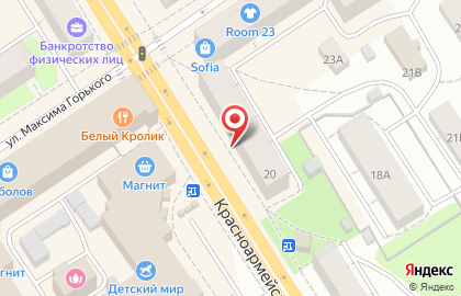 Центр помощи должникам Освободим на Красноармейской улице на карте