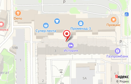 Хостел История в Кемерово на карте
