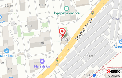 Магазин эротических товаров на Уральской улице на карте
