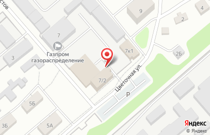 Строительно-сервисная компания Яргазсервис на Цветочной улице на карте