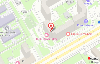 Магазин текстиля в Москве на карте