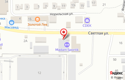 Школа танцев Best Star на Светлой улице на карте