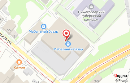 Диваны от Ди`аны на Гордеевской улице на карте