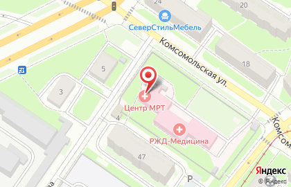 Центр диагностики Мибс на Комсомольской на карте