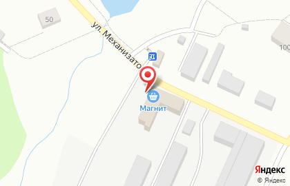 Супермаркет Магнит на улице Механизаторов на карте