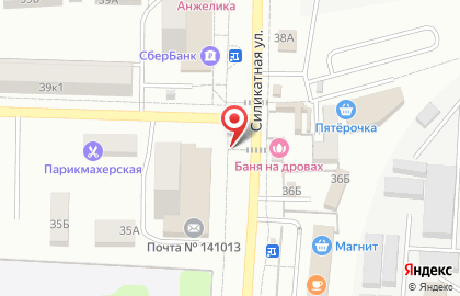 Продуктовый магазин на Силикатной, вл37 на карте