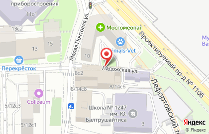 СК Москвич на карте