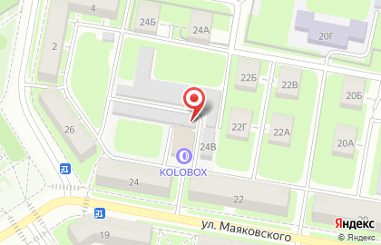 ООО СпецСнаб на улице Маяковского на карте