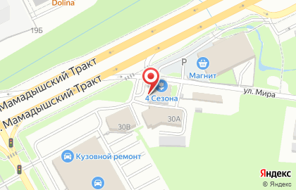 Кафе быстрого питания Татмак на Мамадышском тракте на карте