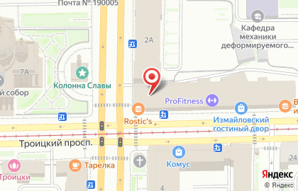 Рфк на Технологическом институте I на карте