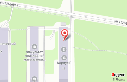 Пермский национальный исследовательский политехнический университет в Ленинском районе на карте