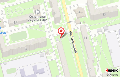 Киоск по продаже фруктов и овощей в Барнауле на карте